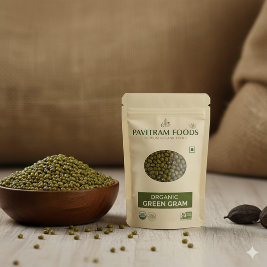 Organic Moong Chilka / Moong Dal / Green Gram Split