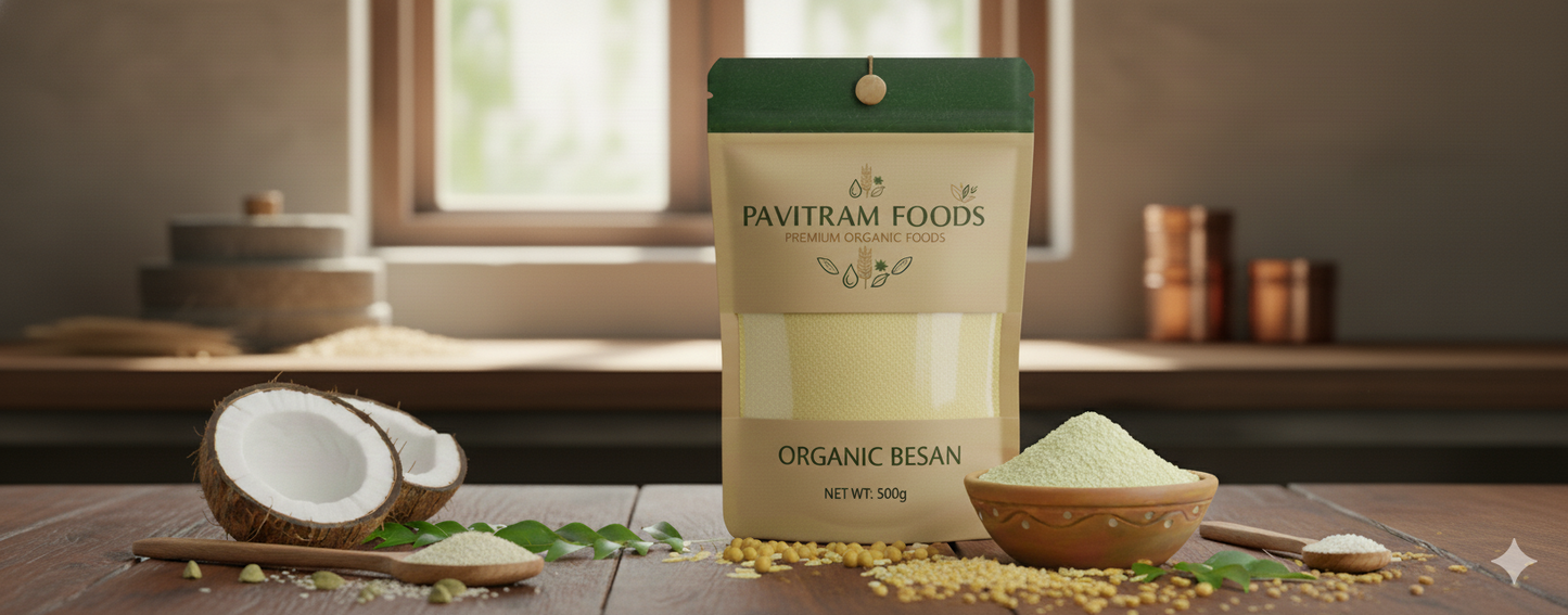 Organic Chana Besan / Bengal Gram Flour